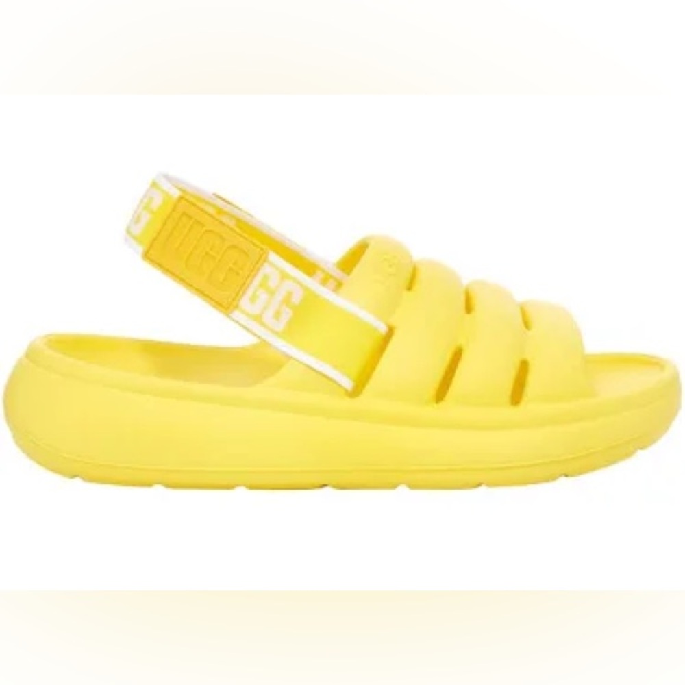 UGG sport yeah sandals canary yellow